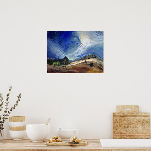 Carr - Über dem Kiesgrube 1937 Poster (Küche)