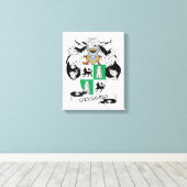 Carranza Familienwappen Leinwanddruck (Insitu (Holzboden))