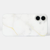 Carrara Gold Marble Abstrakt - Luxe Veins Case-Mate iPhone Hülle (Rückseite (Horizontal))