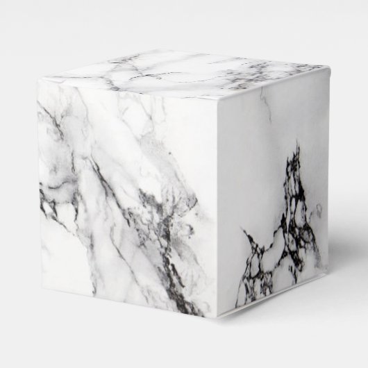 Carrara Marble Favor Box Geschenkschachtel (Vorderseite)