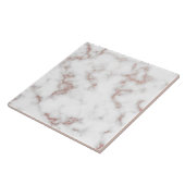 Carrara Rose Gold Glitzer Textur Fliese (Seite)