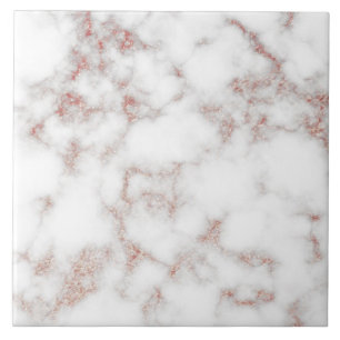 Carrara Rose Gold Glitzer Textur Fliese