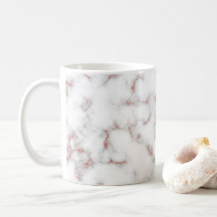Carrara Rose Gold Glitzer Textur Kaffeetasse