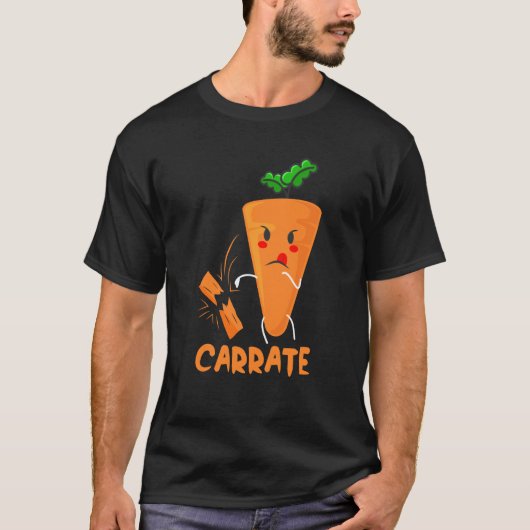 Carrate Carrot Karate Costume Vegans Costume T-Shirt (Vorderseite)