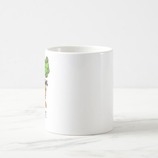 Carrate Funny Carrot Karate Pun Kaffeetasse (Mittel)