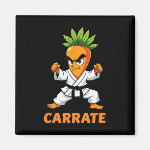 Carrate Karate Carrot Mixed Martial Arts Students Magnet