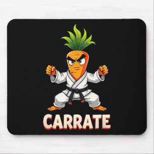 Carrate Karate Carrot Mixed Martial Arts Students Mousepad