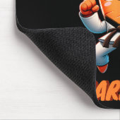 Carrate Karate Karrot Niedlich und lustig Training Mousepad (Ecke)