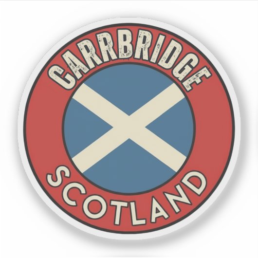 Carrbridge, Schottland Aufkleber (Vorderseite)