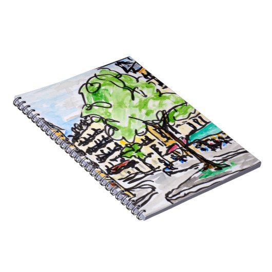 Carrefour de l'Odeon, Paris, Frankreich Notizblock (Rechte Seite)