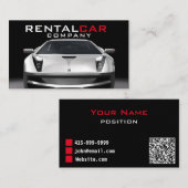 CarRental Business Card Visitenkarte (Vorne/Hinten)