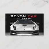 CarRental Business Card Visitenkarte (Vorderseite)
