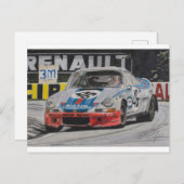 Carrera Means Racy Postkarte (Vorne/Hinten)