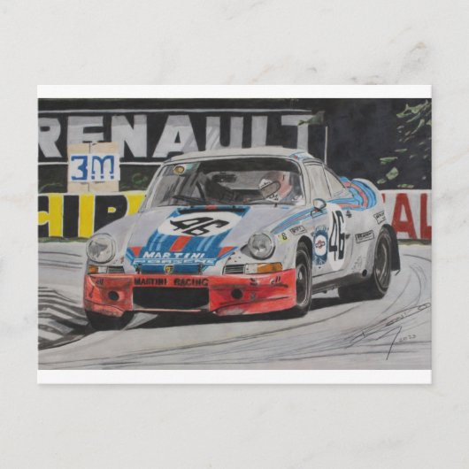 Carrera Means Racy Postkarte (Vorderseite)