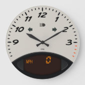 Carrera Tachometer Clock Große Wanduhr (Vorderseite)