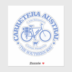 Carretera Austral (Fahrrad) Aufkleber