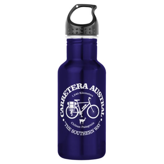Carretera Austral (TB) Edelstahlflasche (Vorderseite)