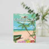 Carriacou Reiseplakat Postkarte (Stehend Vorderseite)