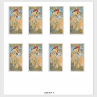 Carriage Dealers by Alphonse Mucha (1902) Aufkleber