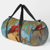 Carriage Dealers by Alphonse Mucha (1902) Duffle Bag (Rechte Ecke)