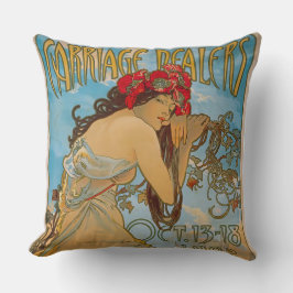 Carriage Dealers by Alphonse Mucha (1902) Kissen