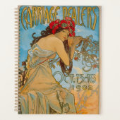 Carriage Dealers by Alphonse Mucha (1902)  Noteboo Planer (Vorderseite)