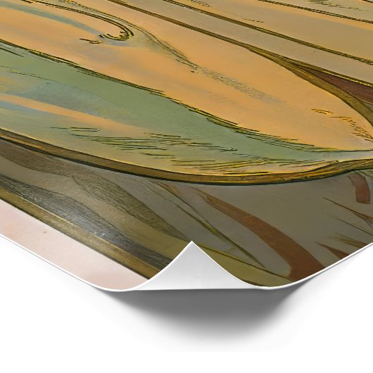 Carriage Dealers by Alphonse Mucha (1902) Poster (Ecke)