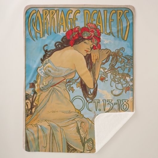Carriage Dealers by Alphonse Mucha (1902) Sherpadecke (Vorderseite)