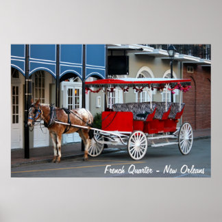 Carriage Ride New Orleans Poster