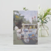 Carriage Ride Sightseeing Einladung (Stehend Vorderseite)