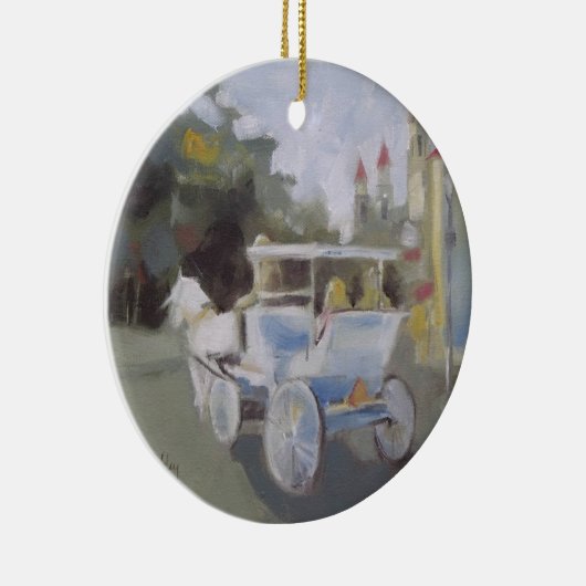 Carriage Ride Sightseeing Keramikornament (Rechts)