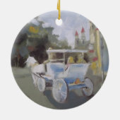 Carriage Ride Sightseeing Keramikornament (Hinten)