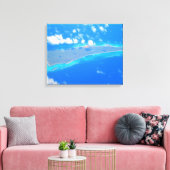 CARRIBEAN SEA #1 AUF LEINWAND 20 "x 16" (Insitu (Wohnzimmer))