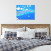 CARRIBEAN SEA #1 AUF LEINWAND 20 "x 16" (Insitu (Schlafzimmer))