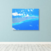 CARRIBEAN SEA #1 AUF LEINWAND 20 "x 16" (Insitu (Holzboden))