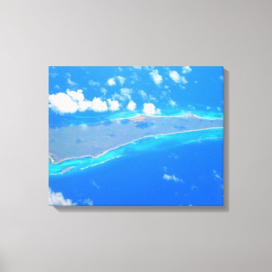 CARRIBEAN SEA #1 AUF LEINWAND 20 "x 16" (Vorderseite)