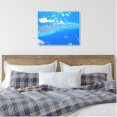 CARRIBEAN SEA #1 AUF LEINWAND 20 "x 16" (Insitu (Schlafzimmer))