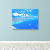 CARRIBEAN SEA #1 AUF LEINWAND 20 "x 16" (Insitu (Holzboden))