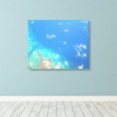 CARRIBEAN SEA #3 AUF LEINWAND 20 "x 16" (Insitu (Holzboden))