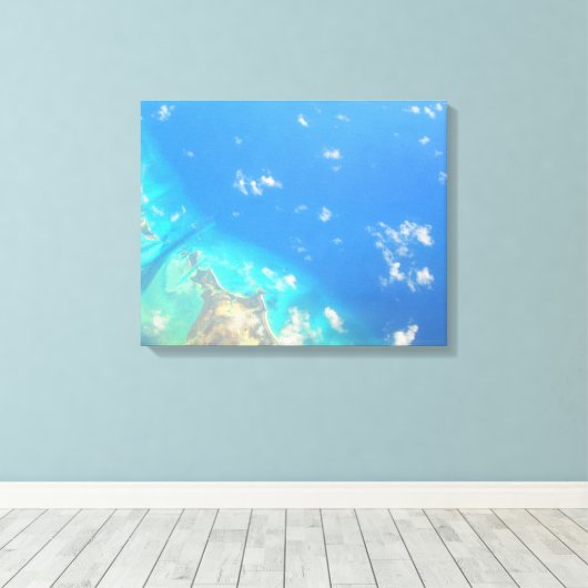 CARRIBEAN SEA #3 AUF LEINWAND 20 "x 16" (Insitu (Holzboden))