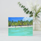 CARRIBEAN SEA POSTCARD 19 POSTKARTE (Stehend Vorderseite)