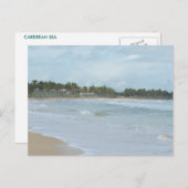 CARRIBEAN SEA POSTCARD 20 POSTKARTE (Vorne/Hinten)