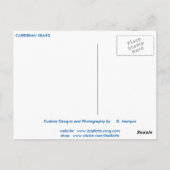 CARRIBEAN SEE #3 POSTCARD POSTKARTE (Rückseite)