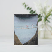 Carrick-A-Rede rope bridge, Ballintoy, Grafschaft Postkarte (Stehend Vorderseite)