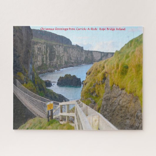Carrick-A-Rede Rope Bridge Ireland Jigsaw Puzzle (Horizontal)