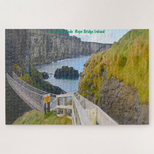 Carrick-A-Rede Rope Bridge Irland Puzzle (Horizontal)