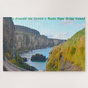 Carrick-A-Rede Seilbrücke Irland Jigsaw Puzzle