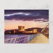 Carrickfergus nachts postkarte (Vorderseite)