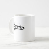Carrie name first last family gifts kaffeetasse (Vorderseite Links)