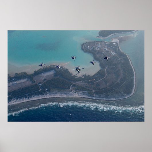 Carrier Air Wing 17 über Weckend Insel Poster (Vorne)